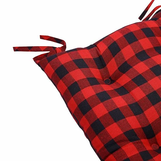 Food Network™ Buffalo Check Chair Pad - Image 3