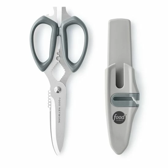 Food Network™ Multi-Purpose Shears With Sheath Gray