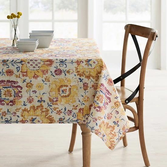 Food Network™ Vintage Rug Print Tablecloth - Image 2