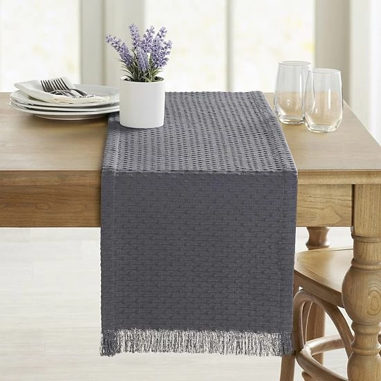 Food Network™ Abbacus Gray Table Runner - 72" - Image 2