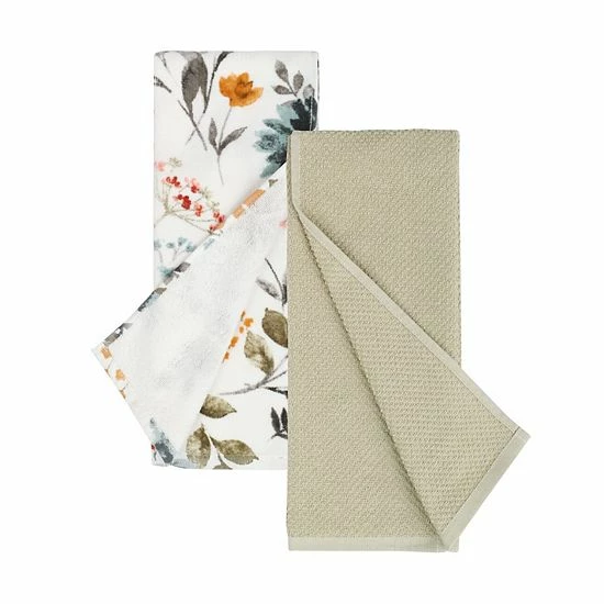 Food Network™ Growing Roots Floral Kitchen Towel 2-pk. - Image 2