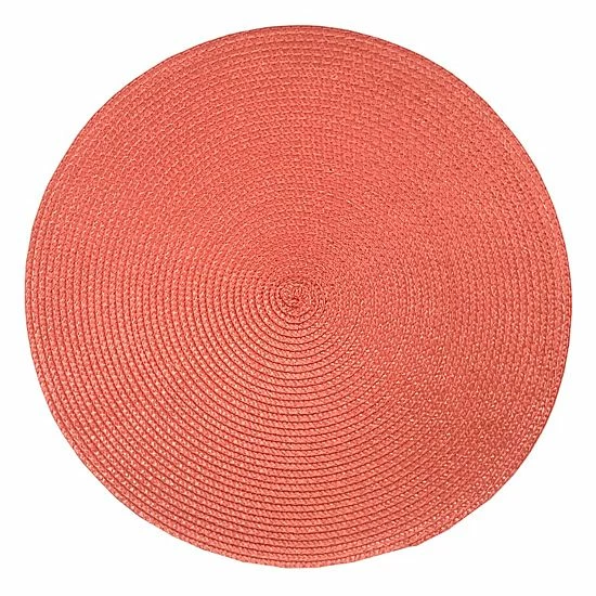 Food Network™ Solid Round Placemat Orange - Image 5