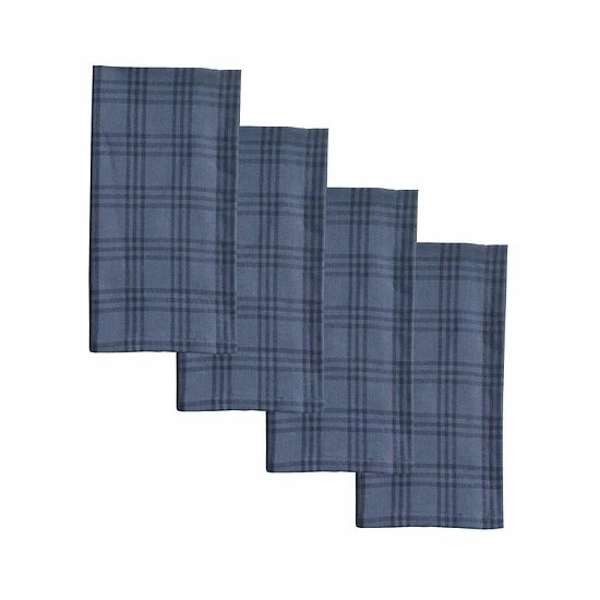 Food Network™ Blue Check Woven Dinner Napkin 4-pk.