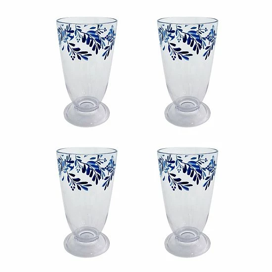 Food Network™ 4-pc. Mediterranean Acrylic Highball Glass Set