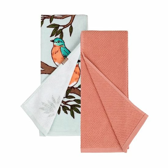 Food Network™ Blue Birds Kitchen Towel 2-pk. - Image 2