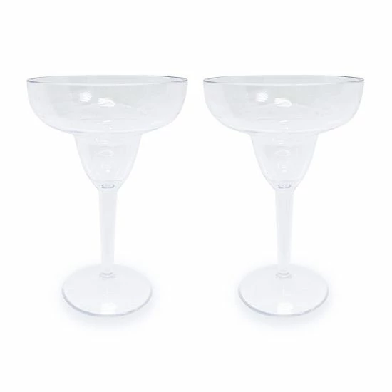 Food Network™ 2-pc. Clear Textured Acrylic Margarita Glass Set - Image 2