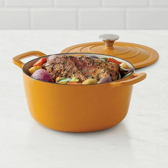 Food Network™ 5-qt. Enameled Cast-Iron Dutch Oven Gray Ombre - Image 2