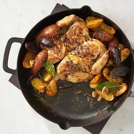Food Network™ 13-in. Pre-Seasoned Cast-Iron Skillet - Image 2