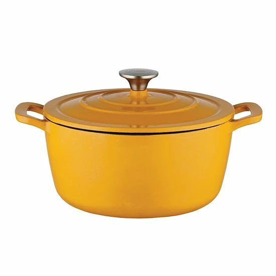 Food Network™ 5-qt. Enameled Cast-Iron Dutch Oven Gray Ombre - Image 8