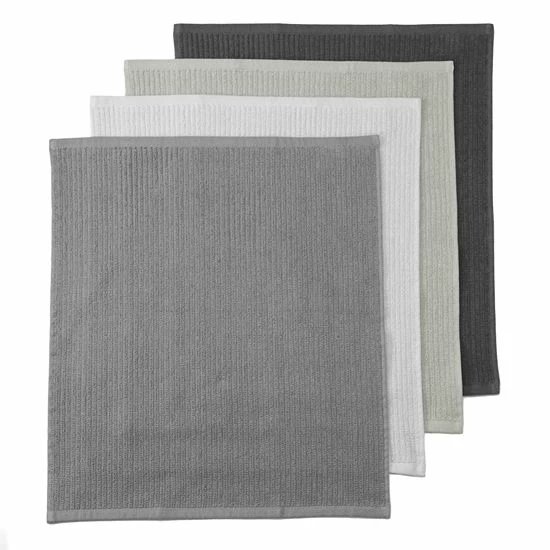 Food Network™ Bar Mop Dish Towel 4-pk. Gray - Image 3