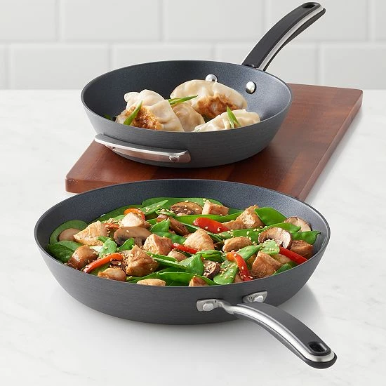 Food Network™ 2-pc. Hard-Anodized Skillet Set - Image 2