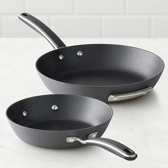 Food Network™ 2-pc. Hard-Anodized Skillet Set - Image 4