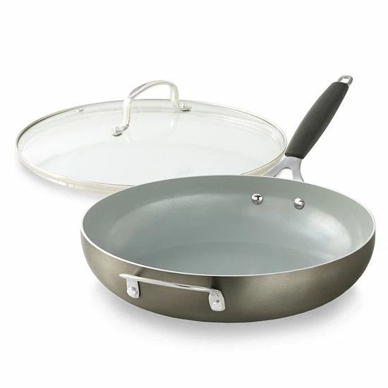 Food Network™ 12-in. Saute Pan With Lid Graphite