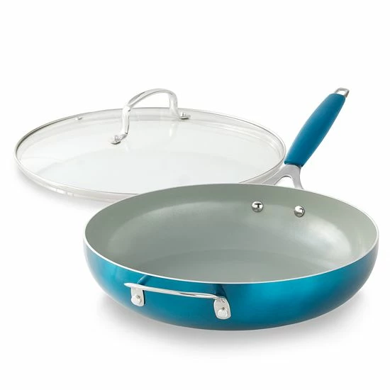 Food Network™ 12-in. Saute Pan With Lid Graphite - Image 6