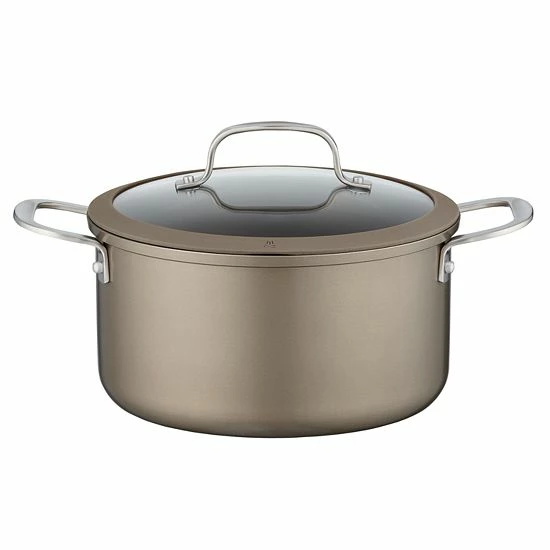 Food Network™ 10-pc. Textured Titanium Nonstick Cookware Set Silver - Image 5