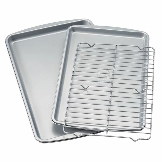 Food Network™ 3-pc. Nonstick Cookie Sheet Set With Cooling Rack