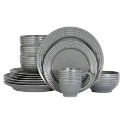Food Network™ Valencia Gray 16-pc. Dinnerware Set