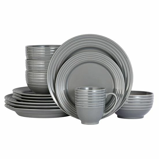 Food Network™ Valencia Gray 16-pc. Dinnerware Set