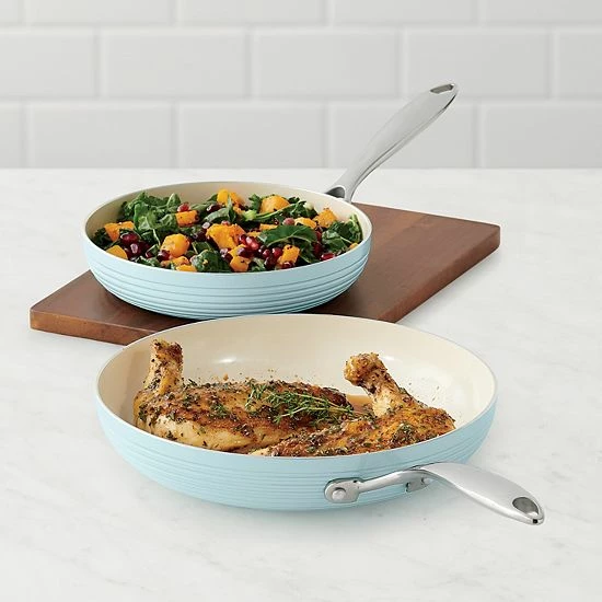 Food Network™ Farmstead 2-pc. Skillet Set Blue - Image 2